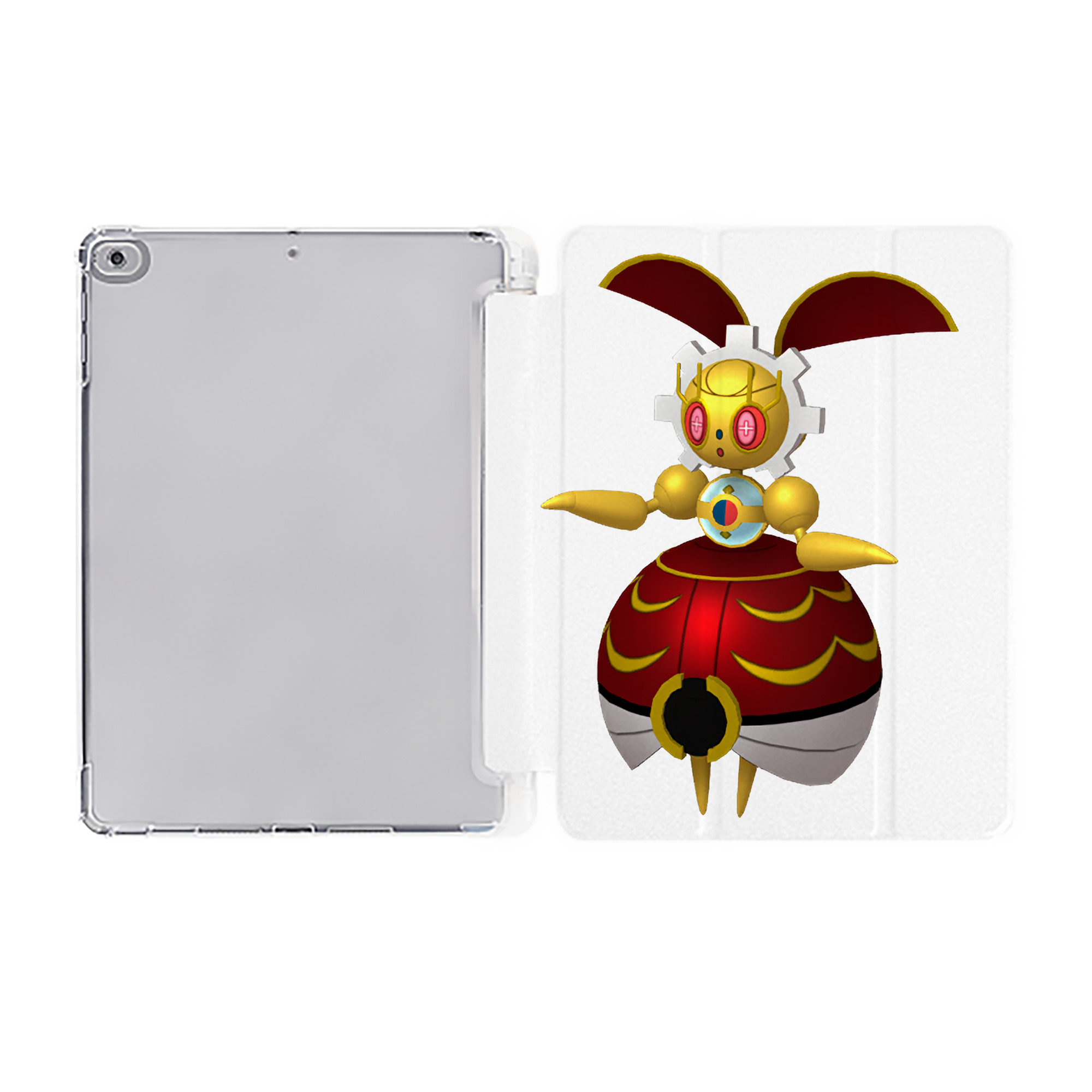 （画像用） ポケットモンスター Pokémon IPad ケース ペン収納付き 三つ折りスタンド PUレザー×シリコン 対応機種9.5/10.5/10.9インチ